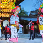 寒川神社・神門に12月20日から青森「迎春ねぶた」設置